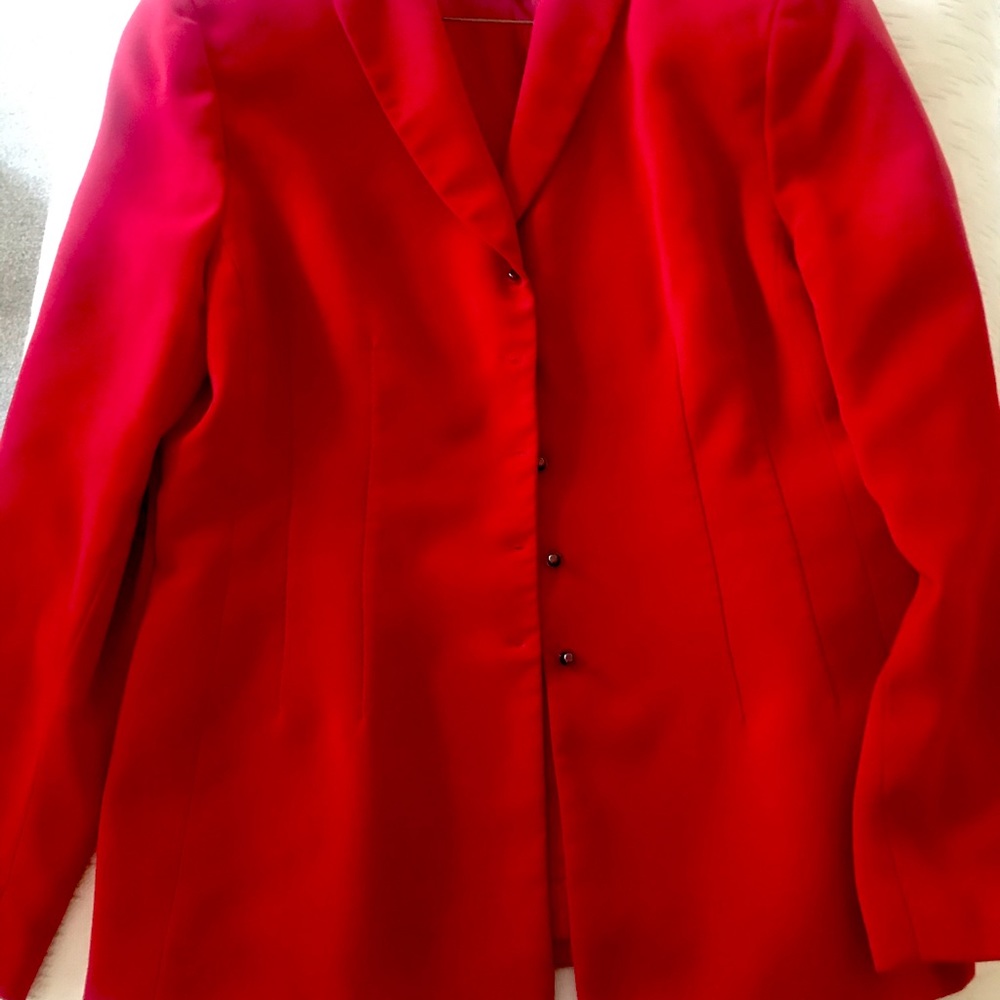 Womens red suit